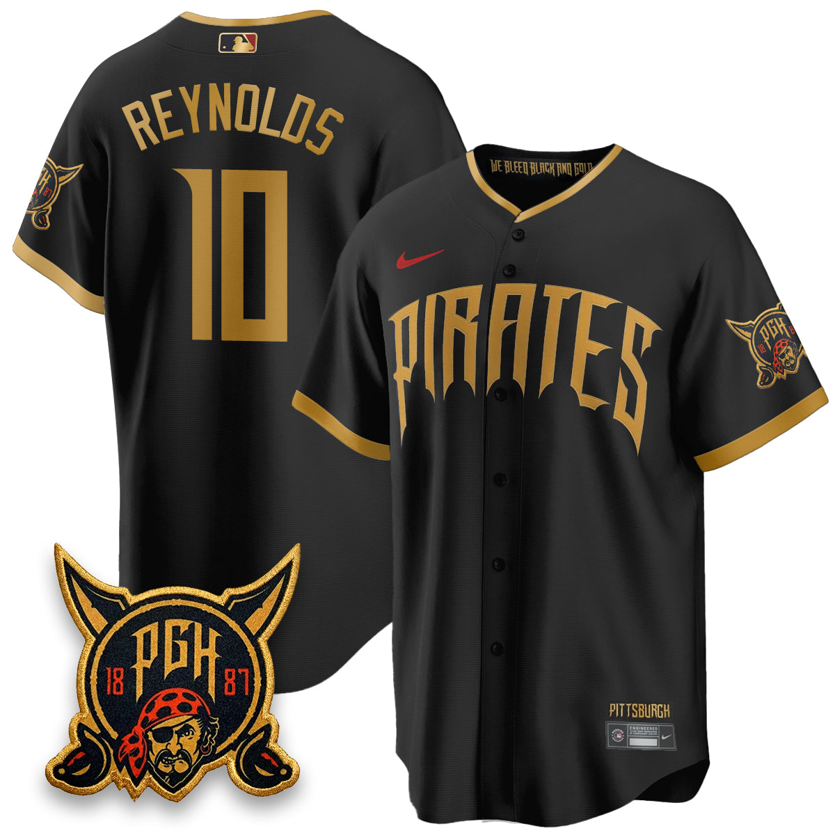 PIT 2026 City Connect Vapor Premier Limited Jersey - All Stitched by Pittsburgh Pirates
