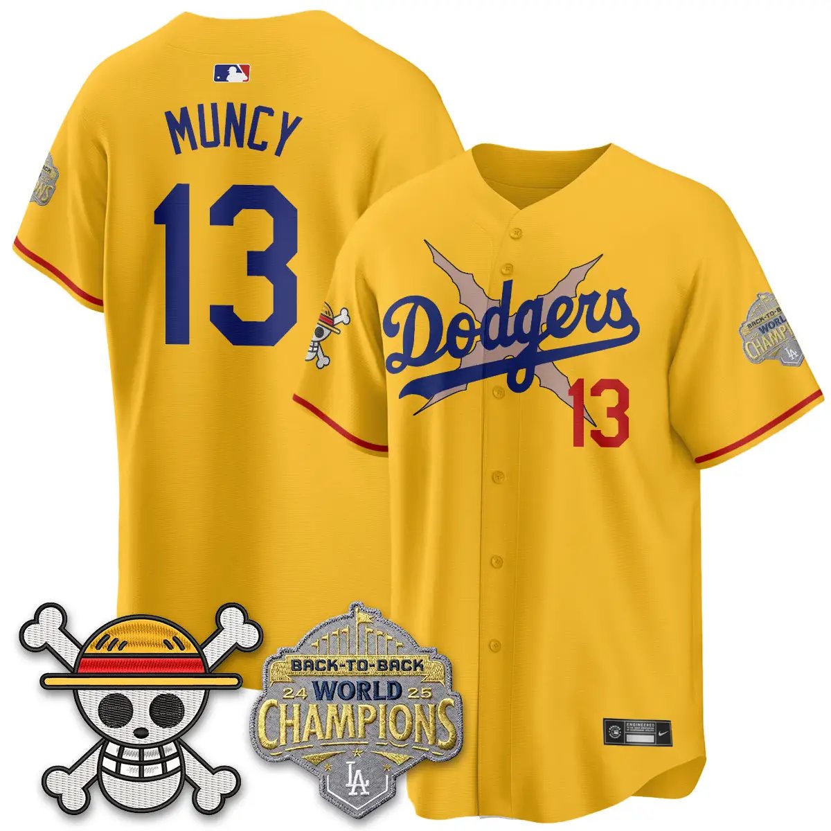 LAD x OP Vapor Jersey -All Stitched V2 by Los Angeles Dodgers