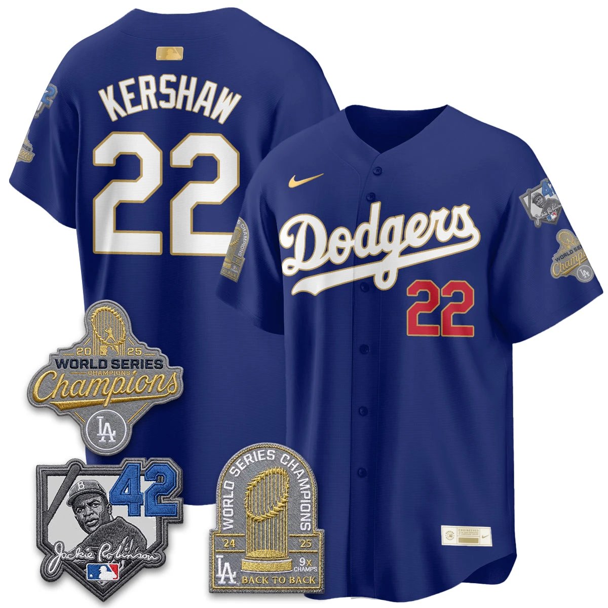 LAD 2026 Jackie Robinson New Era Vapor Limited Jersey - All Stitched by Los Angeles Dodgers