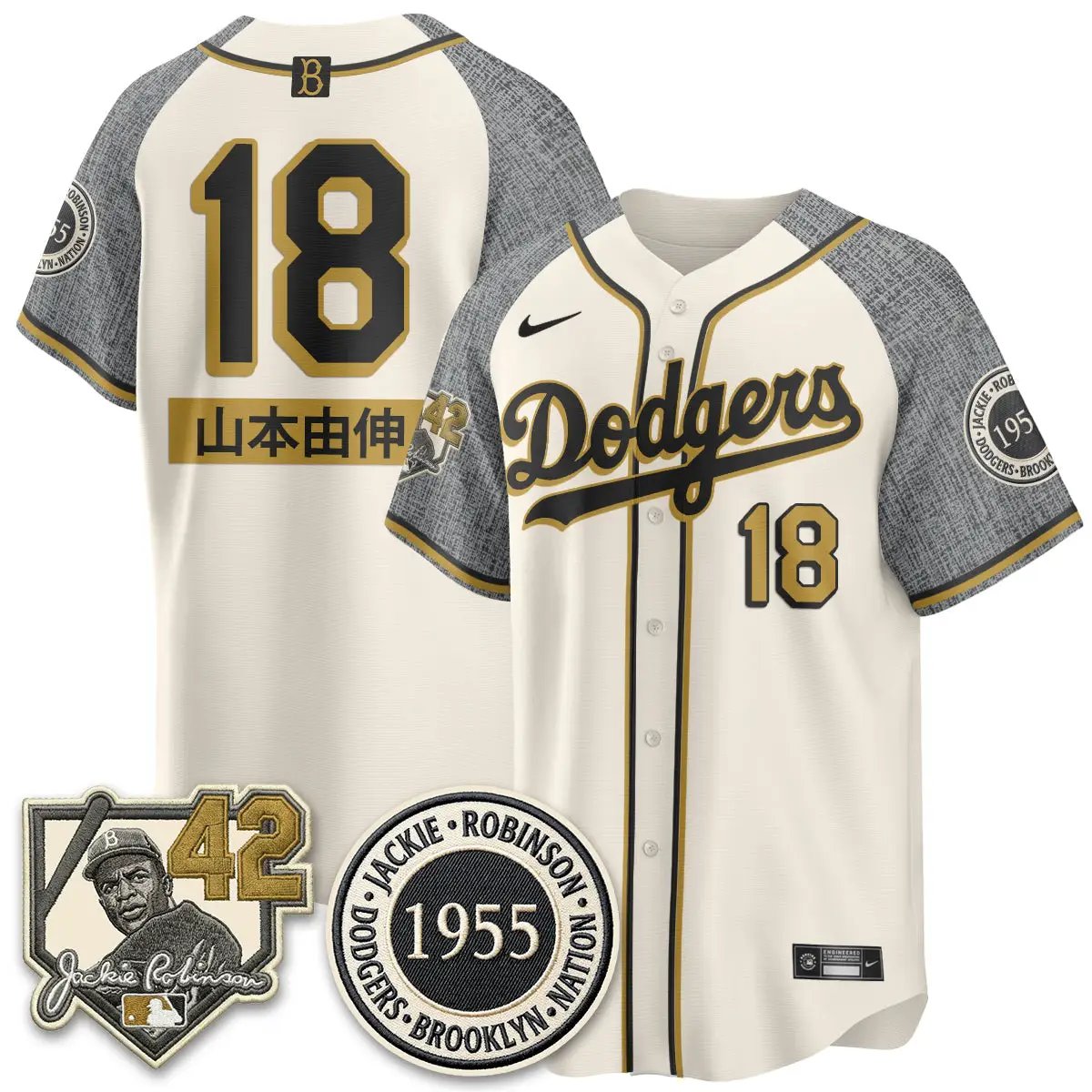 LAD 2026 New Era Jackie Robinson Vapor Limited Jersey - All Stitched by Los Angeles Dodgers