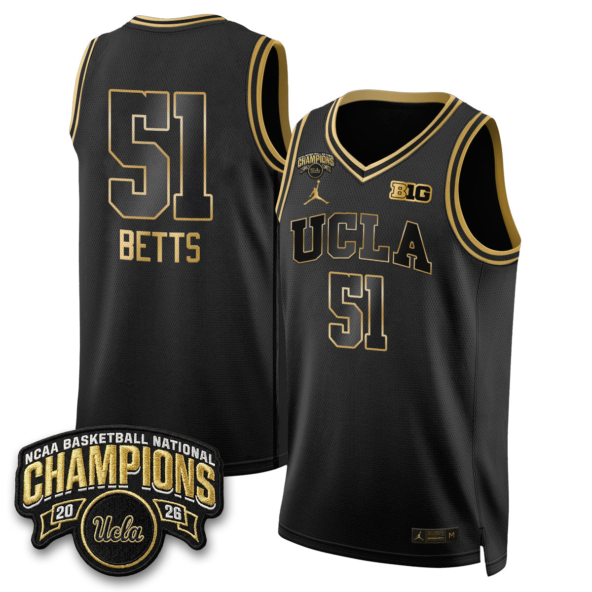 UCLA Women's Basketball Champion 2026 Limited Jersey - All Stitched by UCLA