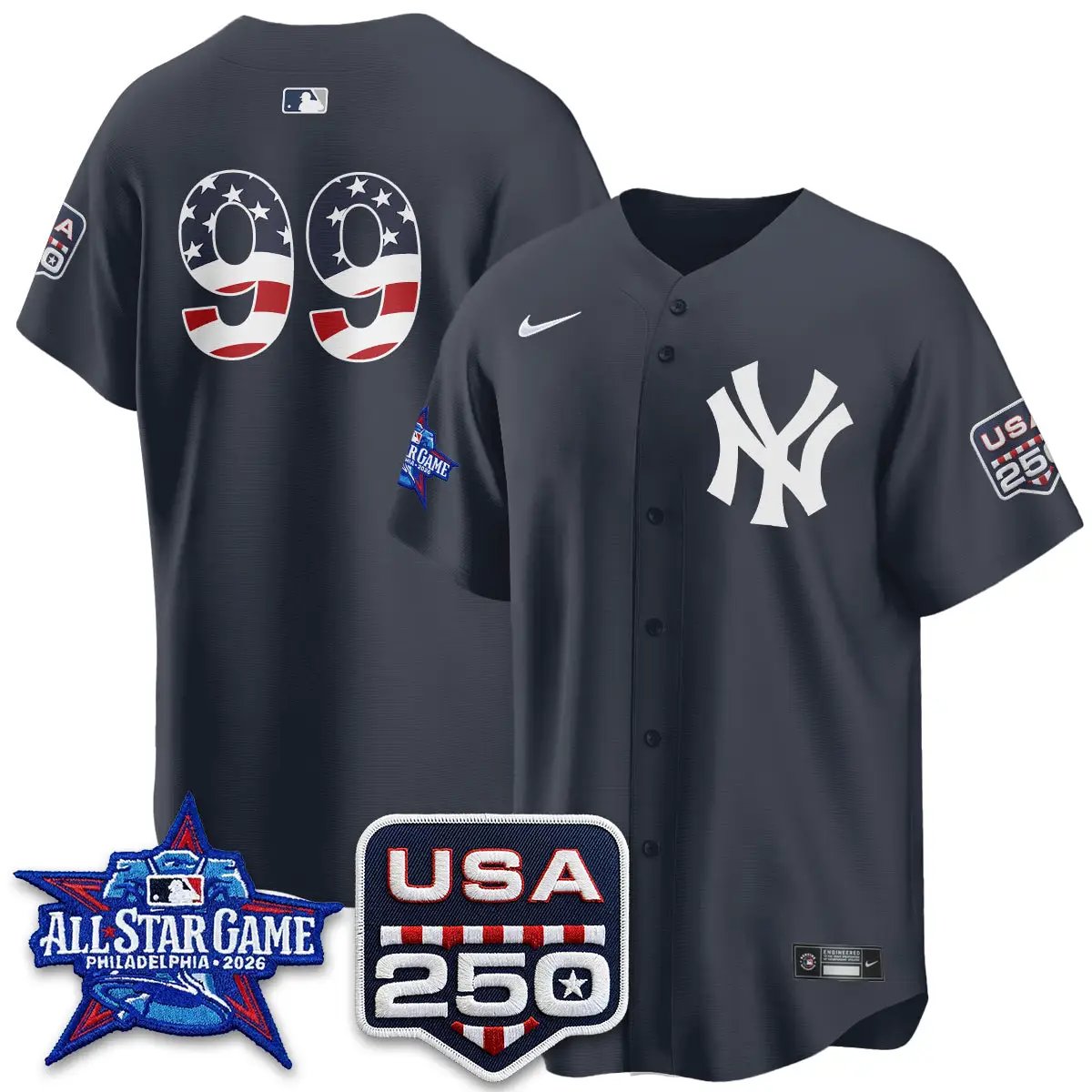 NYY 2026 All Star Edition Vapor Jersey - Stitched by New York Yankees