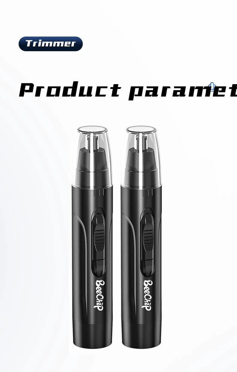 Rechargeable Nose & Ear Hair Trimmer for Men and Women – Pain-Free Precision Grooming Tool by BowLift