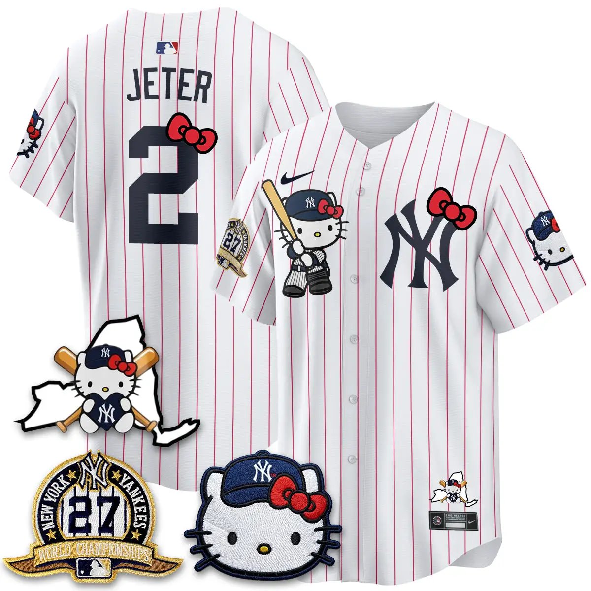 NYY Meow KT 2026 Vapor Limited Jersey - All Stitched by New York Yankees