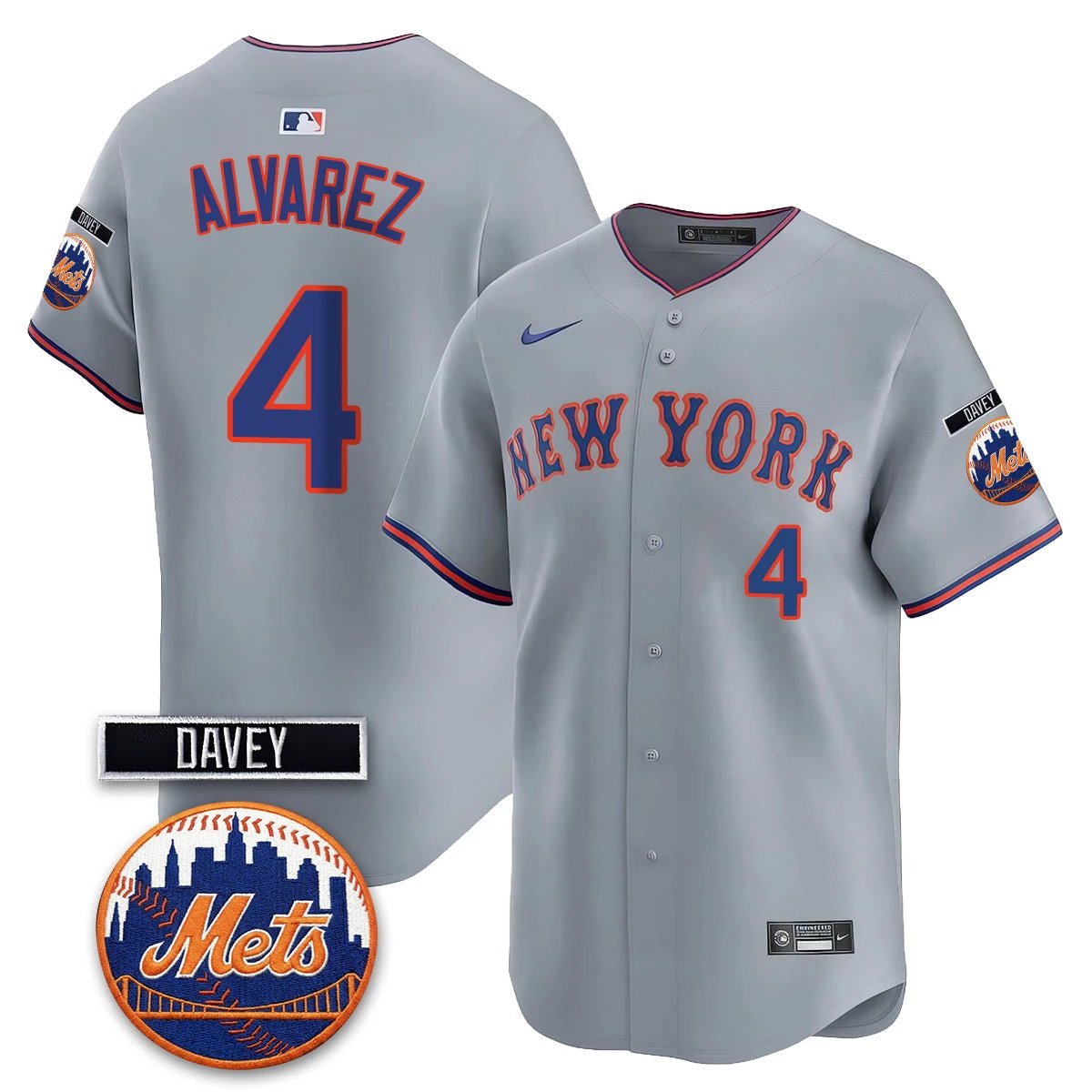 NYM 2026 Davey Johnson Memorial Vapor Limited Jersey - All Stitched by New York Mets