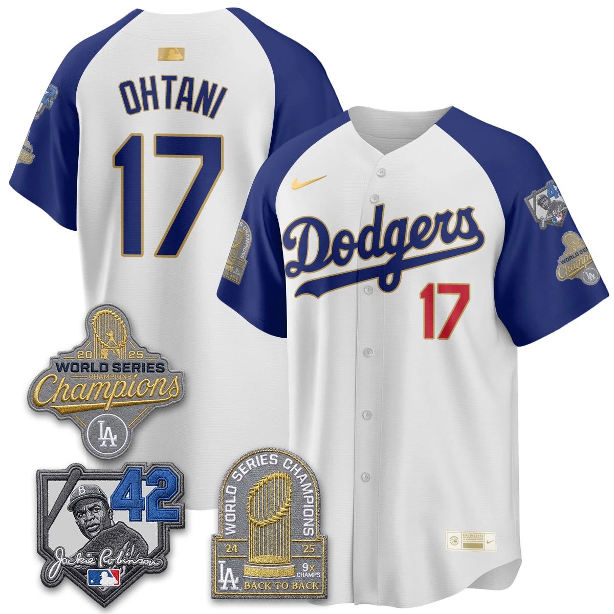 LAD 2026 Jackie Robinson New Era Vapor Limited Jersey - All Stitched by Los Angeles Dodgers