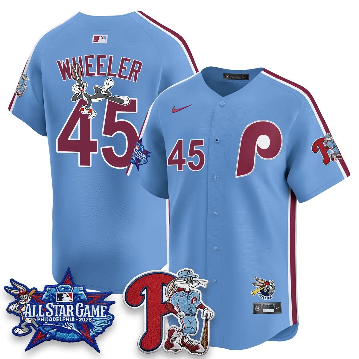 Philadelphia Phillies x Bunny Vapor Premier Limited Jersey - Stitched by Philadelphia Phillies