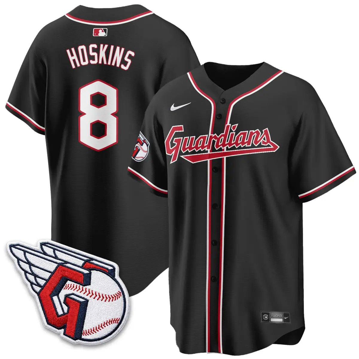 CLE 2026 Black Out Style Limited Vapor Jersey - All Stitched by Cleveland Guardians