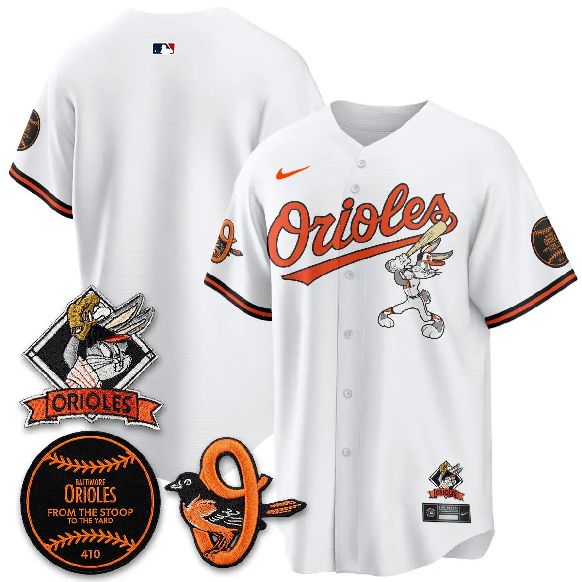 BAL x Bunny Vapor Premier Limited Jersey - Stitched by Baltimore Orioles