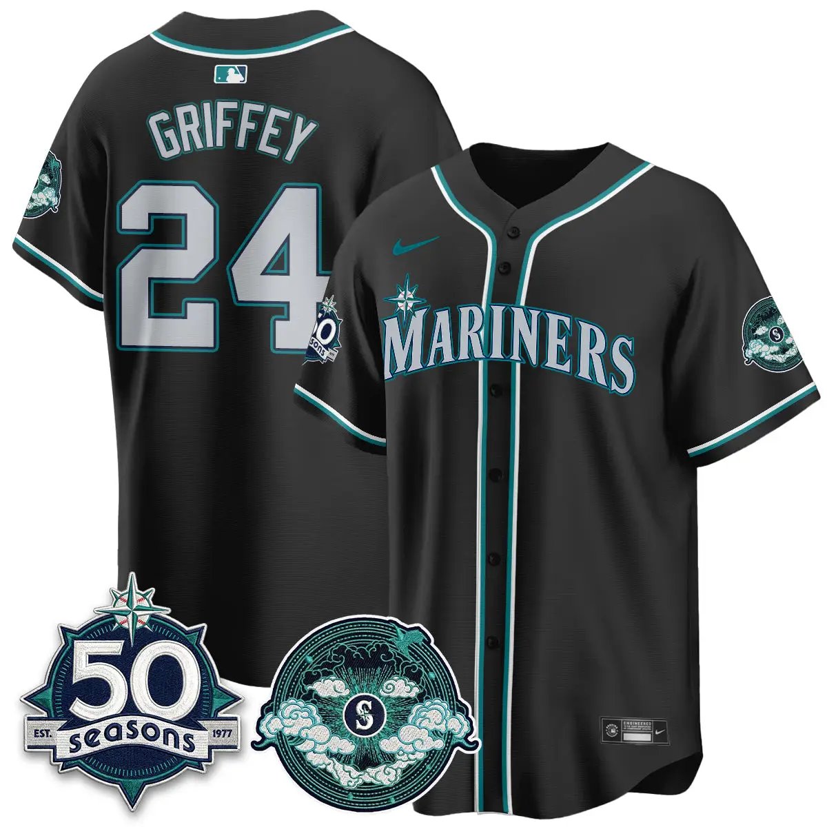 SEA x FW Night Limited Jersey - All Stitched by Seattle Mariners