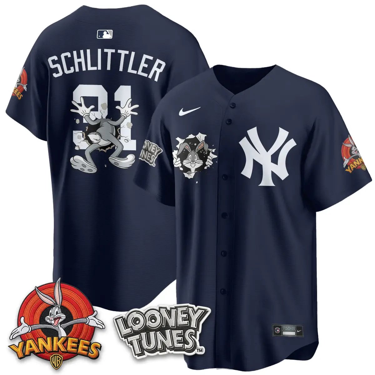 NYY x Bunny Vapor Limited Jersey V3- Printed by New York Yankees