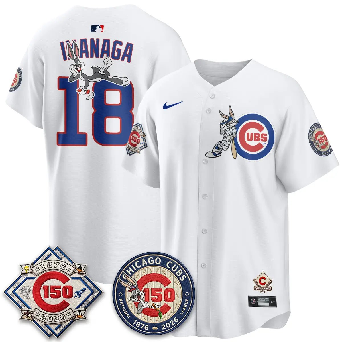 CHC x Bunny Vapor Premier Limited Jersey - Stitched by Chicago Cubs