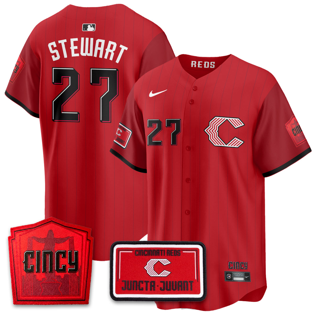 CIN 2026 City Connect Limited Premier Vapor Jersey - All Stitched by Cincinnati Reds
