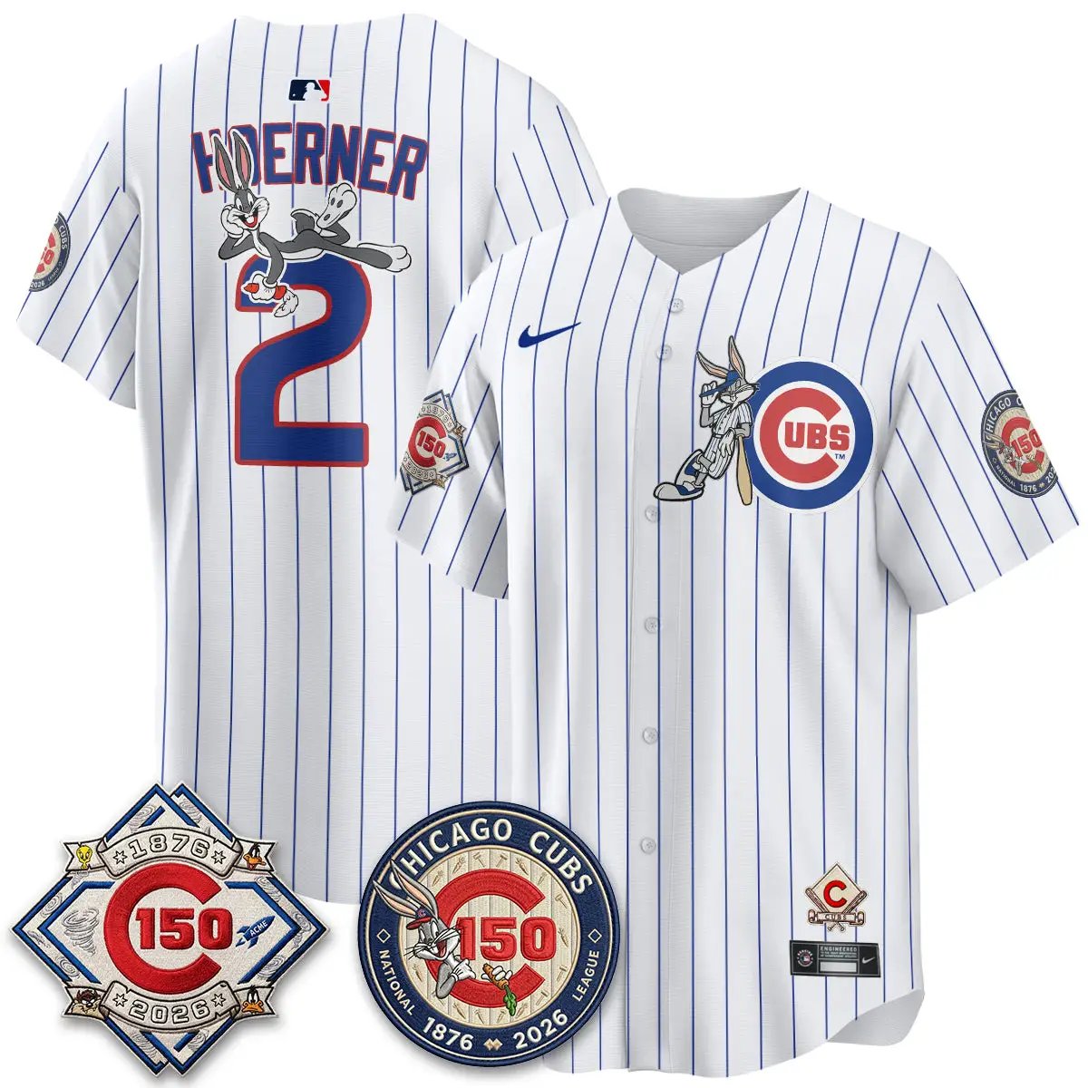 CHC x Bunny Vapor Premier Limited Jersey - Stitched by Chicago Cubs
