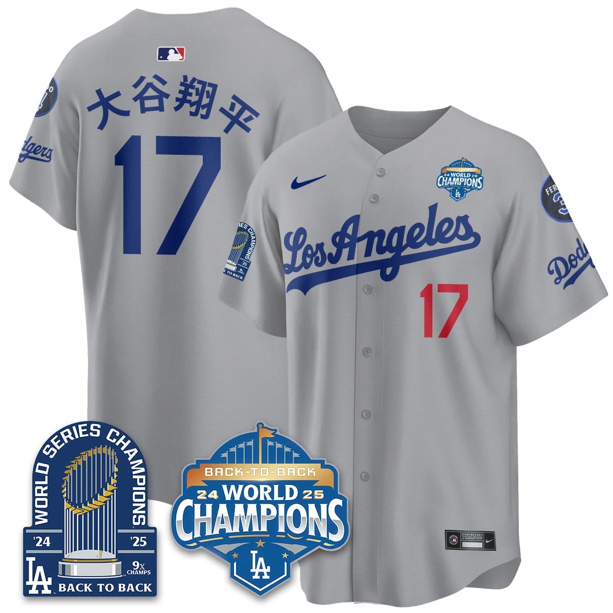 LAD Alternate Vapor Limited Jersey - 9x Champs - All Stitched by Los Angeles Dodgers