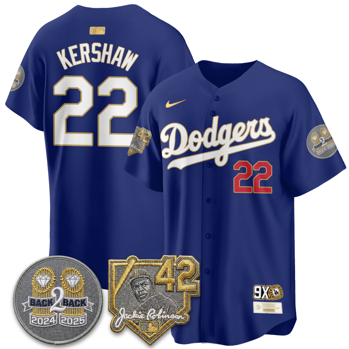 Los Angeles Dodgers - 2026 Jackie Robinson Day Vapor Limited Jersey - All Stitched by Los Angeles Dodgers