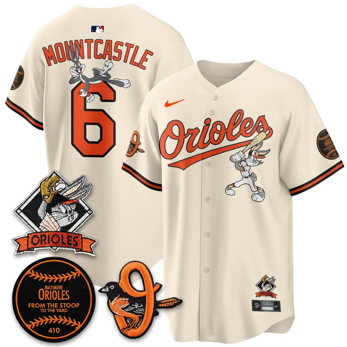 BAL x Bunny Vapor Premier Limited Jersey - Stitched by Baltimore Orioles