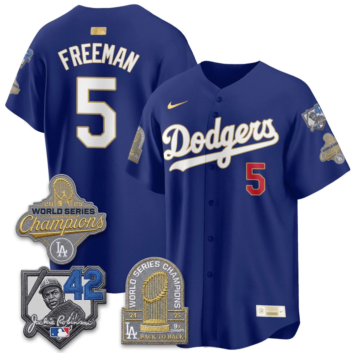 LAD 2026 Jackie Robinson New Era Vapor Limited Jersey - All Stitched by Los Angeles Dodgers