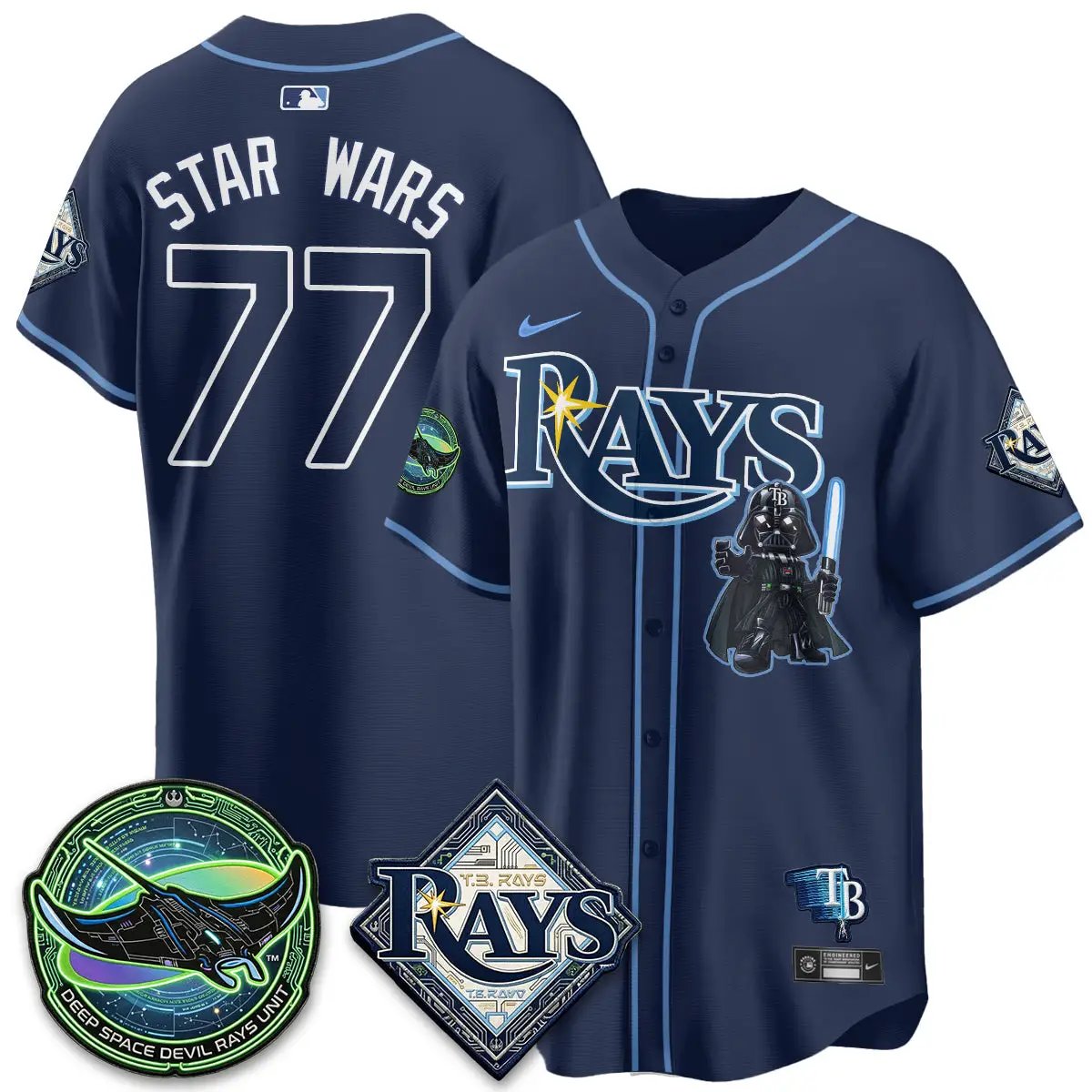 TB x SW Vapor Limited Jersey - Stitched by Tampa Bay Rays