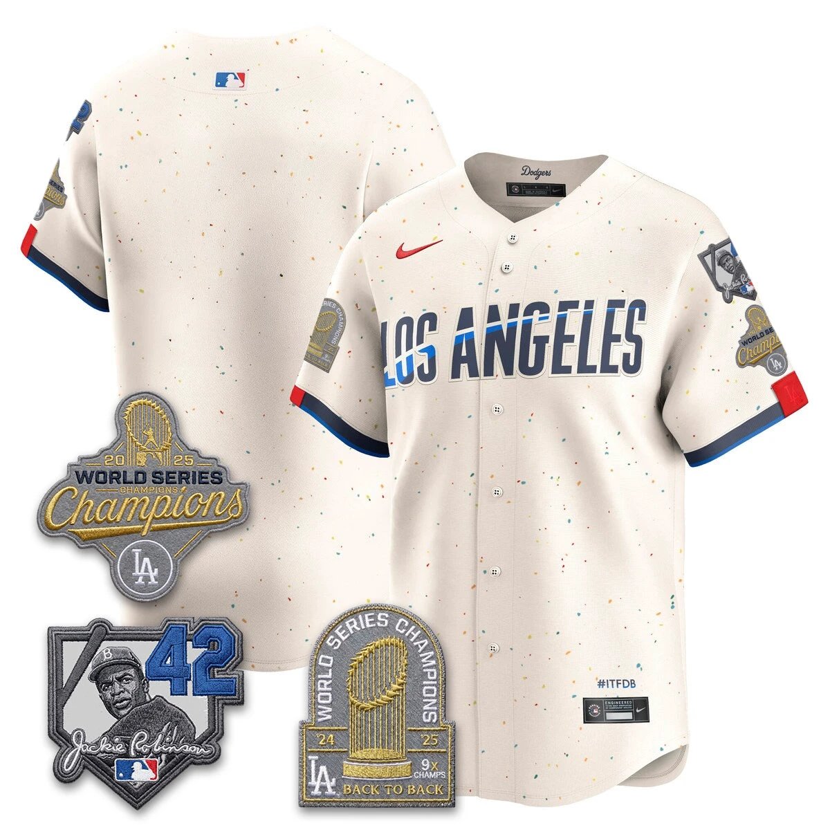 LAD 2026 Jackie Robinson New Era Vapor Limited Jersey - All Stitched by Los Angeles Dodgers