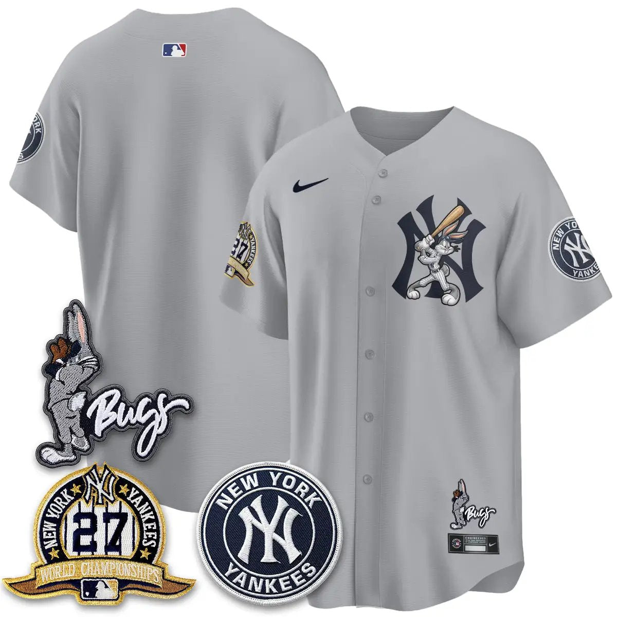 NYY Bunny Vapor Limited Jersey - All Stitched by New York Yankees