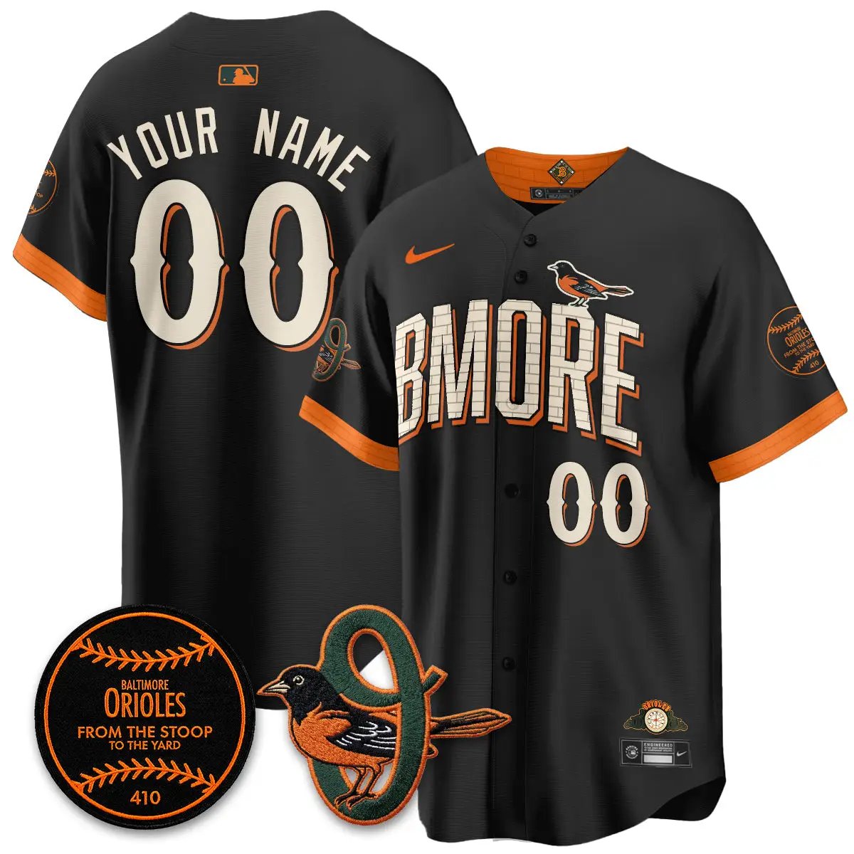 Baltimore Orioles 2026 City Connect Vapor Premier Limited Custom Jersey - All Stitched - V3 by Baltimore Orioles