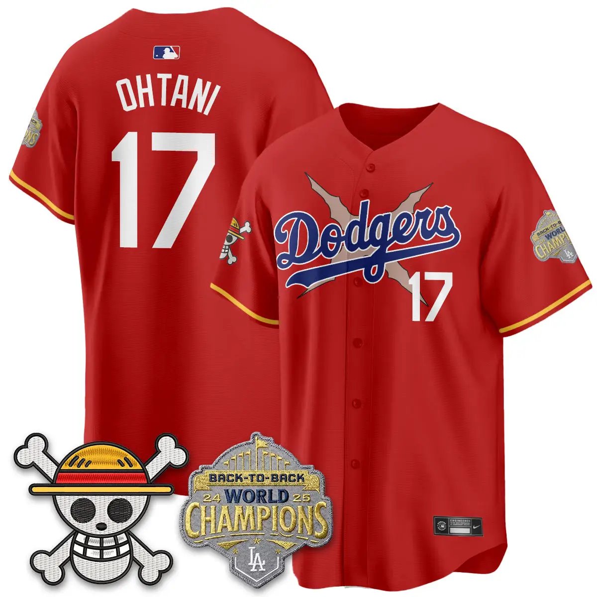 LAD x OP Vapor Jersey -All Stitched V2 by Los Angeles Dodgers