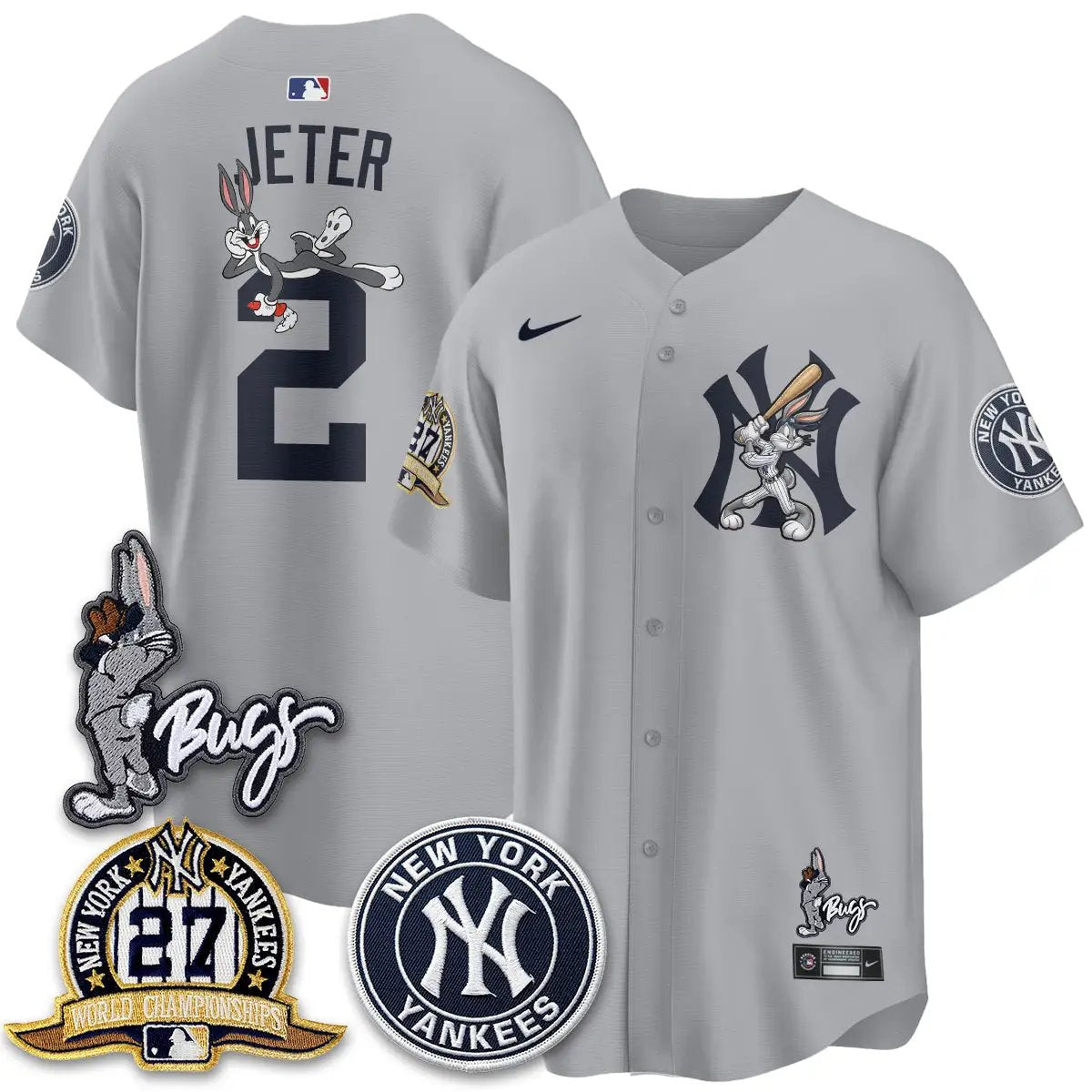 NYY Bunny Vapor Limited Jersey - All Stitched by New York Yankees