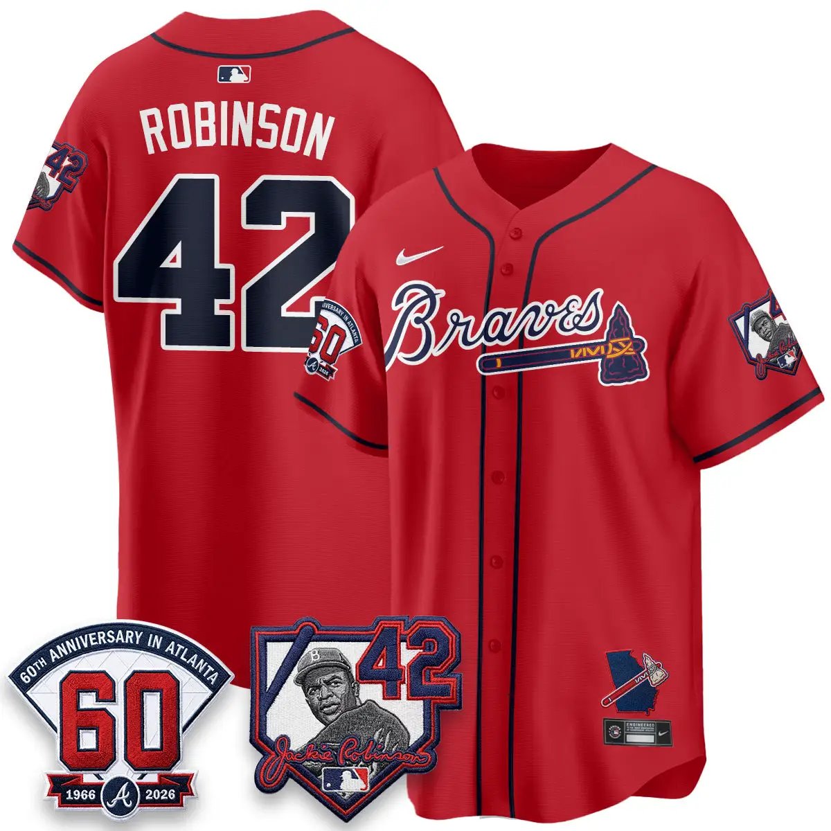 ATL 2026 Jackie Robinson Day Vapor Limited City Connect Jersey - All Stitched by Atlanta Braves