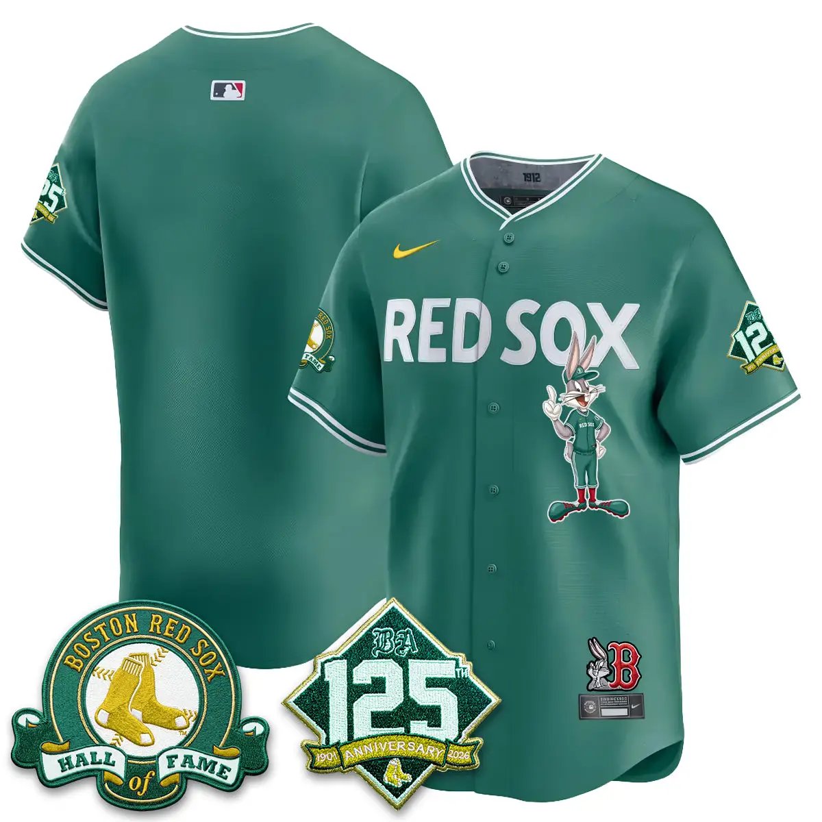 BOS x Bunny Vapor Premier Limited Jersey - Stitched by Boston Red Sox