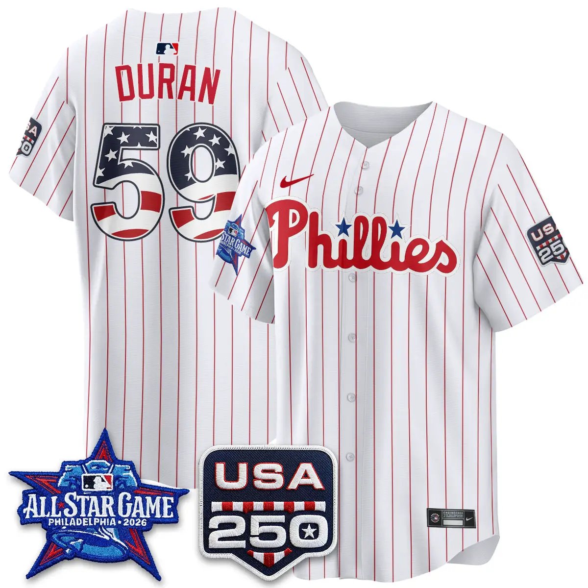 PHI 2026 All Star Edition Vapor Jersey - Stitched by Philadelphia Phillies