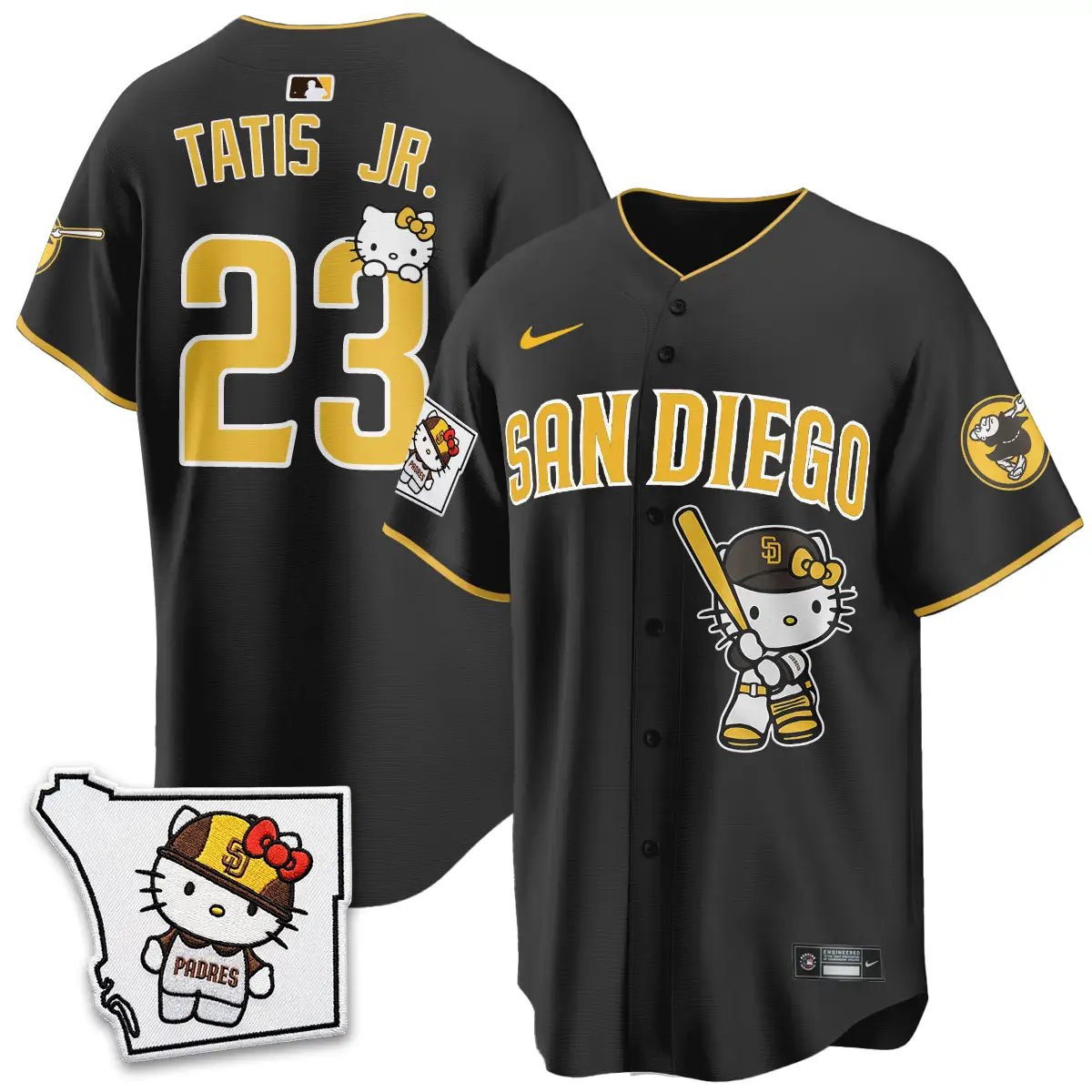 San Diego Padres x Meow KT Vapor Limited Jersey - All Stitched V2 by San Diego Padres