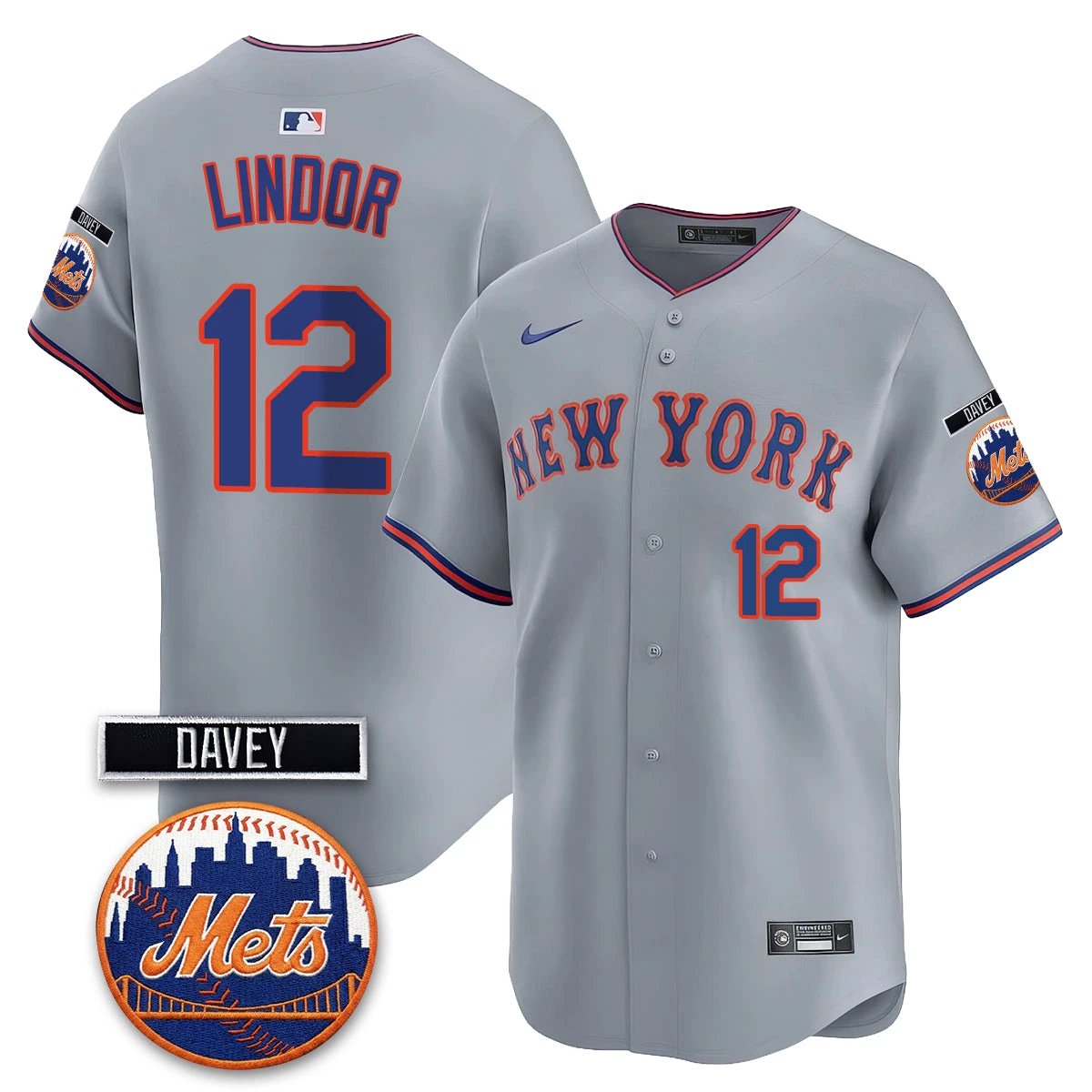NYM 2026 Davey Johnson Memorial Vapor Limited Jersey - All Stitched by New York Mets