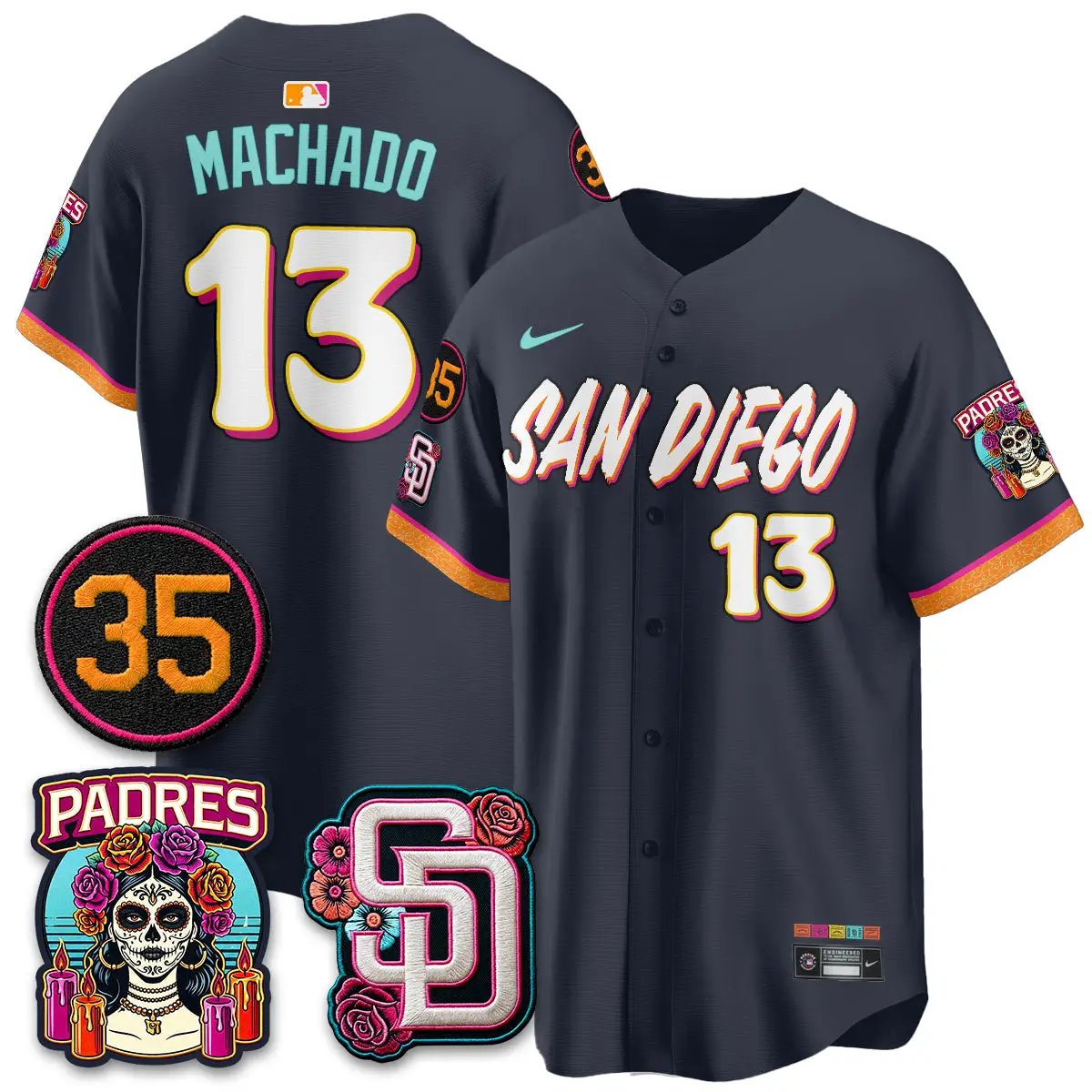 SD 2026 City Connect Vapor Premier Limited Jersey - All Stitched V2 by San Diego Padres