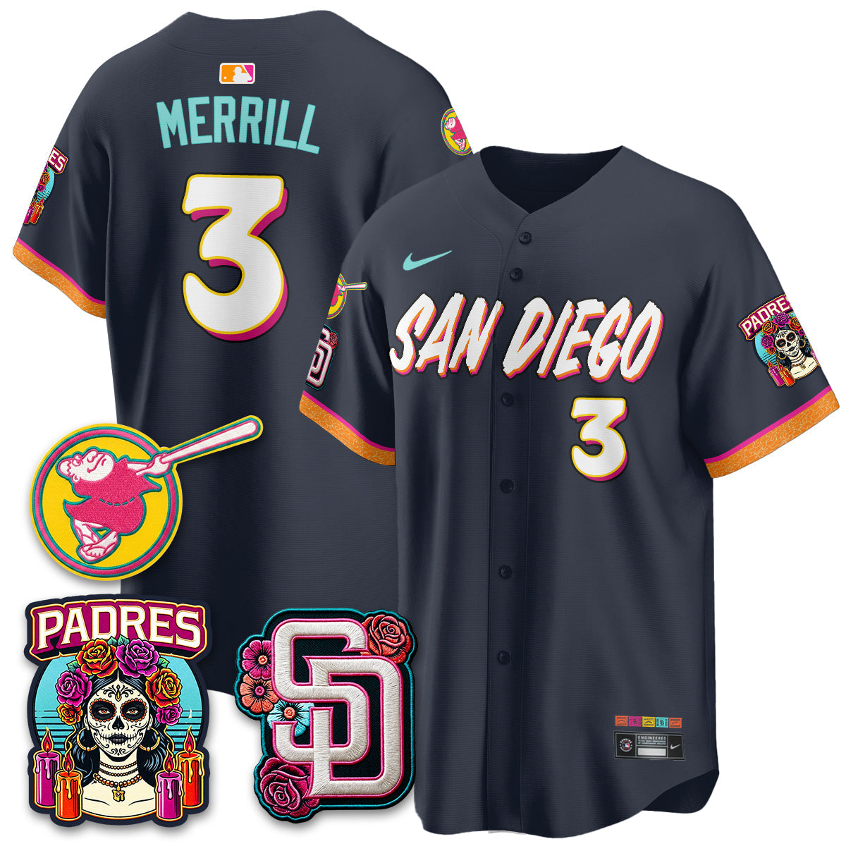SD 2026 City Connect Vapor Premier Limited Jersey - All Stitched V2 by San Diego Padres