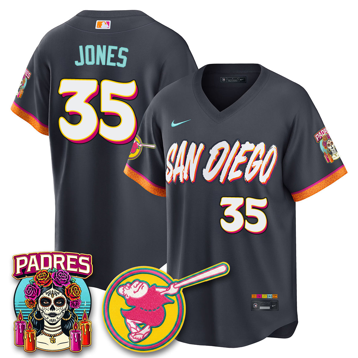 SD 2026 City Connect Vapor Limited Jersey - All Stitched by San Diego Padres
