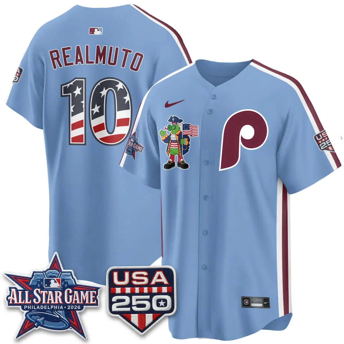 PHI 2026 All Star Phanatic Edition Vapor Jersey - Stitched by Philadelphia Phillies