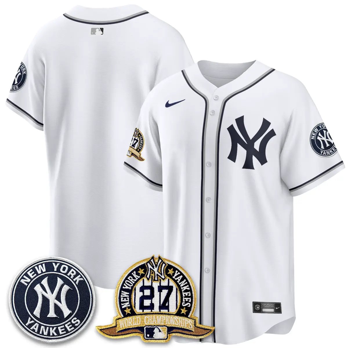 New York Yankees 2026 Black Out Style Vapor Limited Jersey - All Stitched by New York Yankees