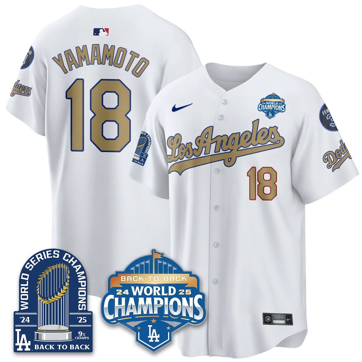 LAD Alternate Vapor Limited Jersey - 9x Champs - All Stitched by Los Angeles Dodgers