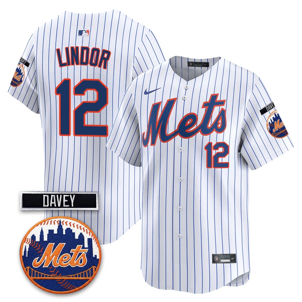 NYM 2026 Davey Johnson Memorial Vapor Limited Jersey - All Stitched by New York Mets