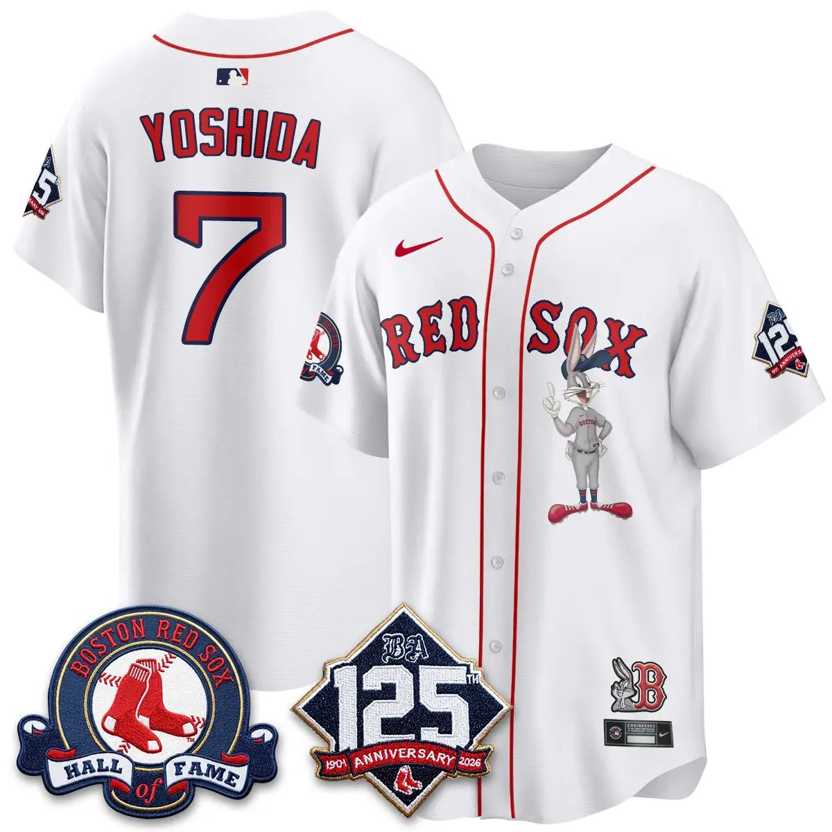BOS x Bunny Vapor Premier Limited Jersey - Stitched by Boston Red Sox