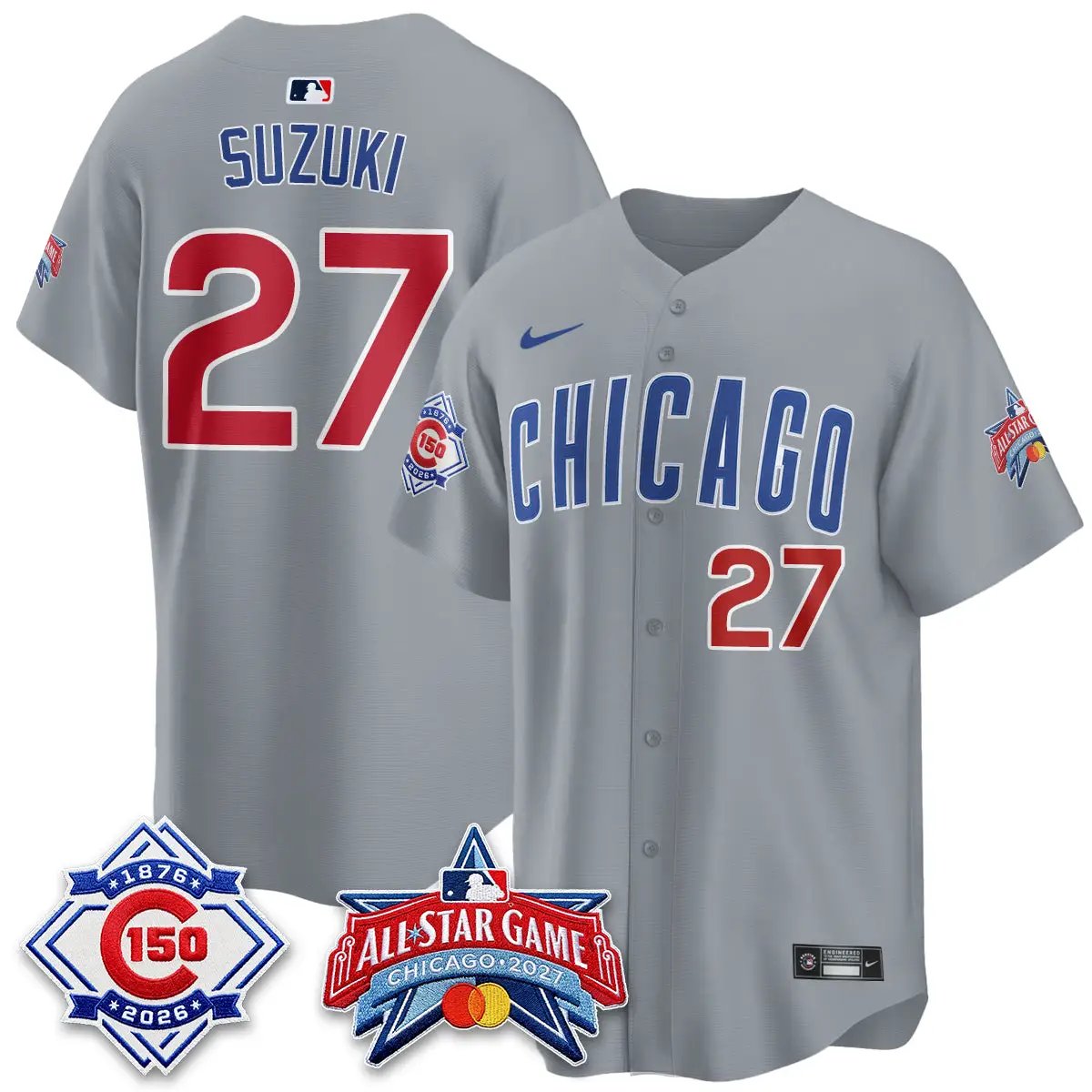 CHC 2027 All Star Game Vapor Limited Jersey - Stitched by Chicago Cubs
