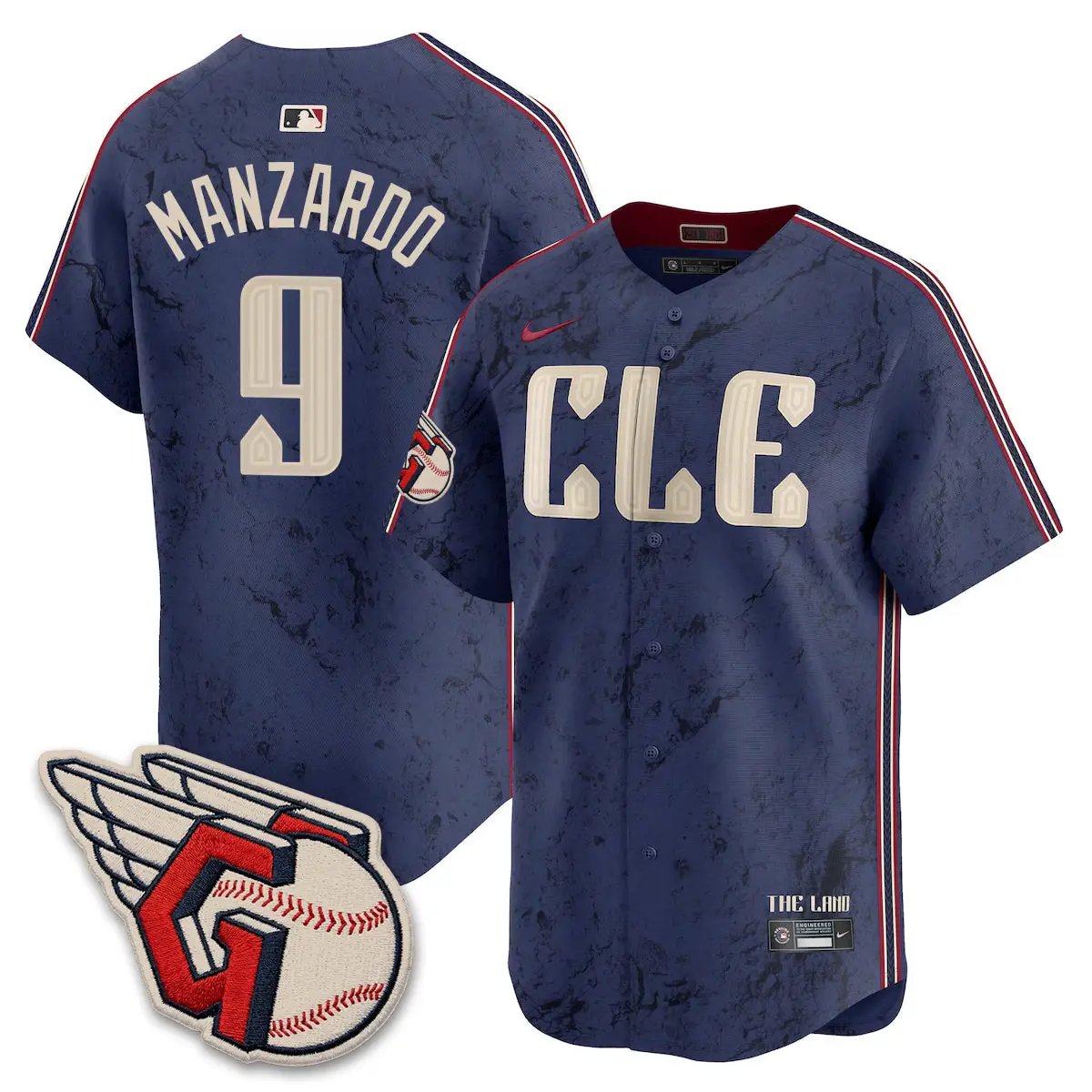 CLE 2026 Black Out Style Limited Vapor Jersey - All Stitched by Cleveland Guardians