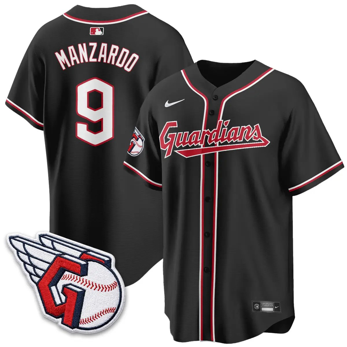 CLE 2026 Black Out Style Limited Vapor Jersey - All Stitched by Cleveland Guardians