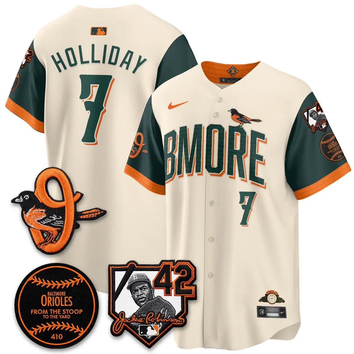 Baltimore Orioles 2026 Jackie Robinson Day Vapor Limited Jersey - All Stitched by Baltimore Orioles