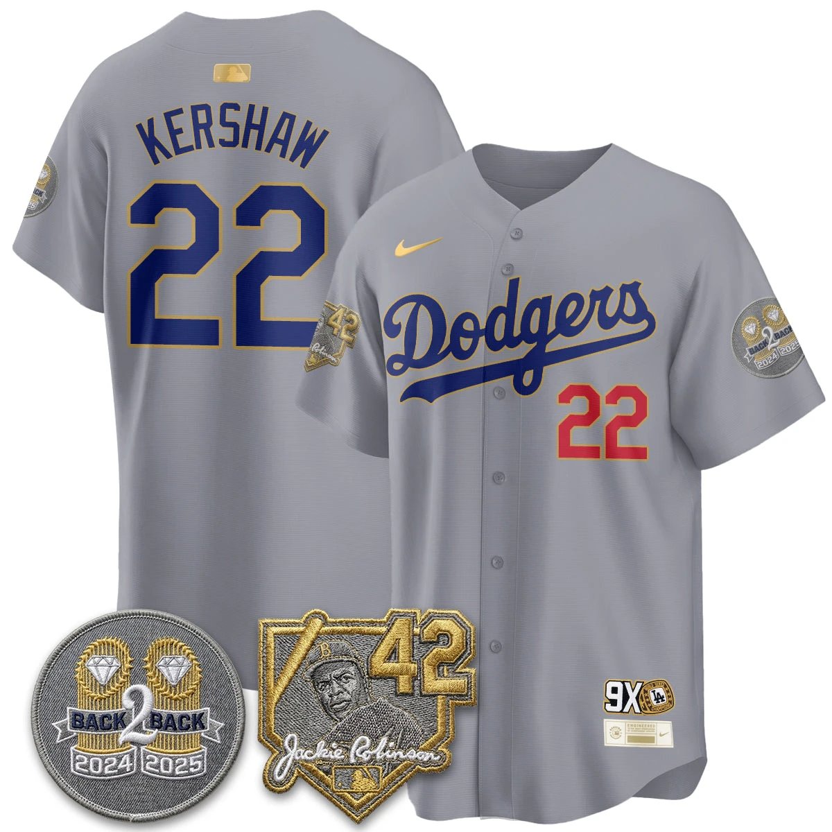 Los Angeles Dodgers - 2026 Jackie Robinson Day Vapor Limited Jersey - All Stitched by Los Angeles Dodgers