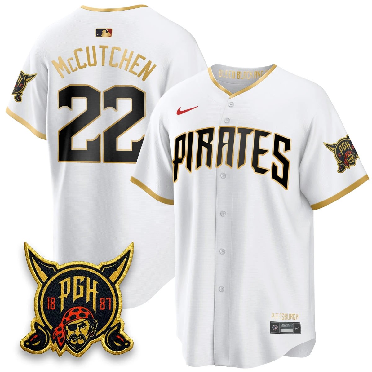 PIT 2026 City Connect Vapor Limited Jersey - All Stitched by Pittsburgh Pirates