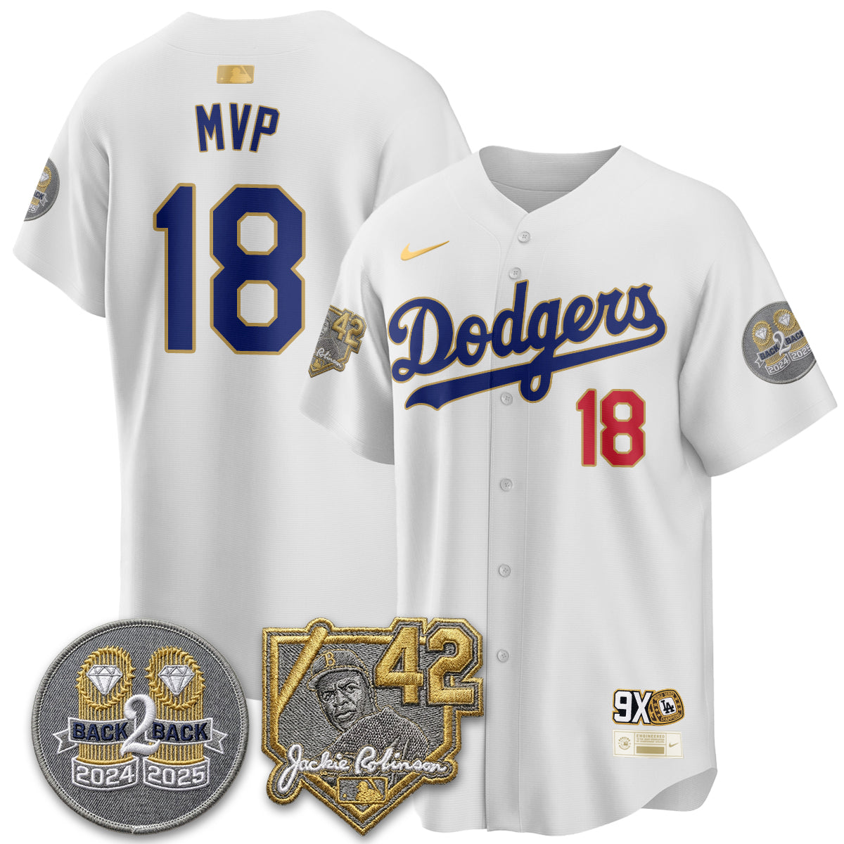 Los Angeles Dodgers - 2026 Jackie Robinson Day Vapor Limited Jersey - All Stitched by Los Angeles Dodgers