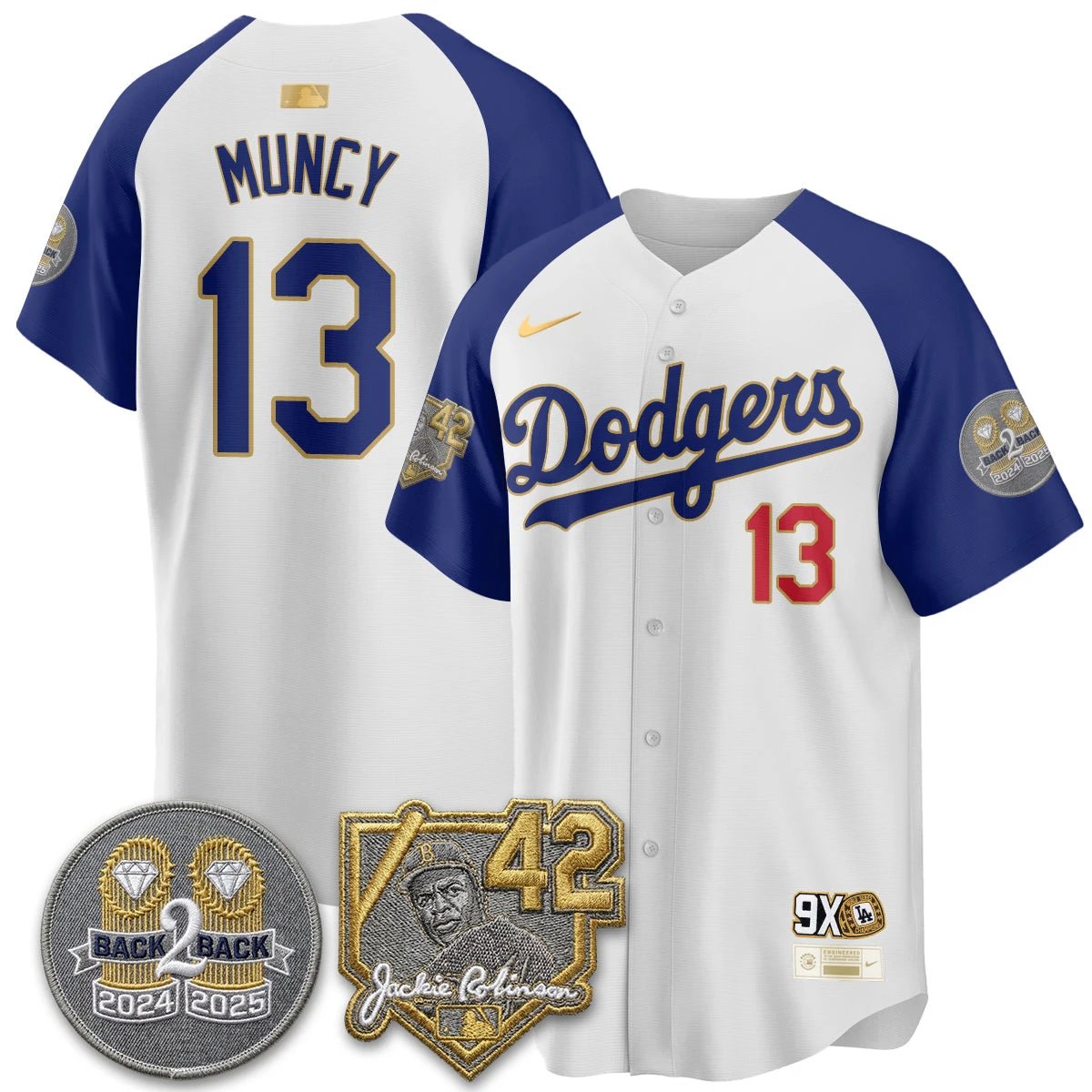 Los Angeles Dodgers - 2026 Jackie Robinson Day Vapor Limited Jersey - All Stitched by Los Angeles Dodgers