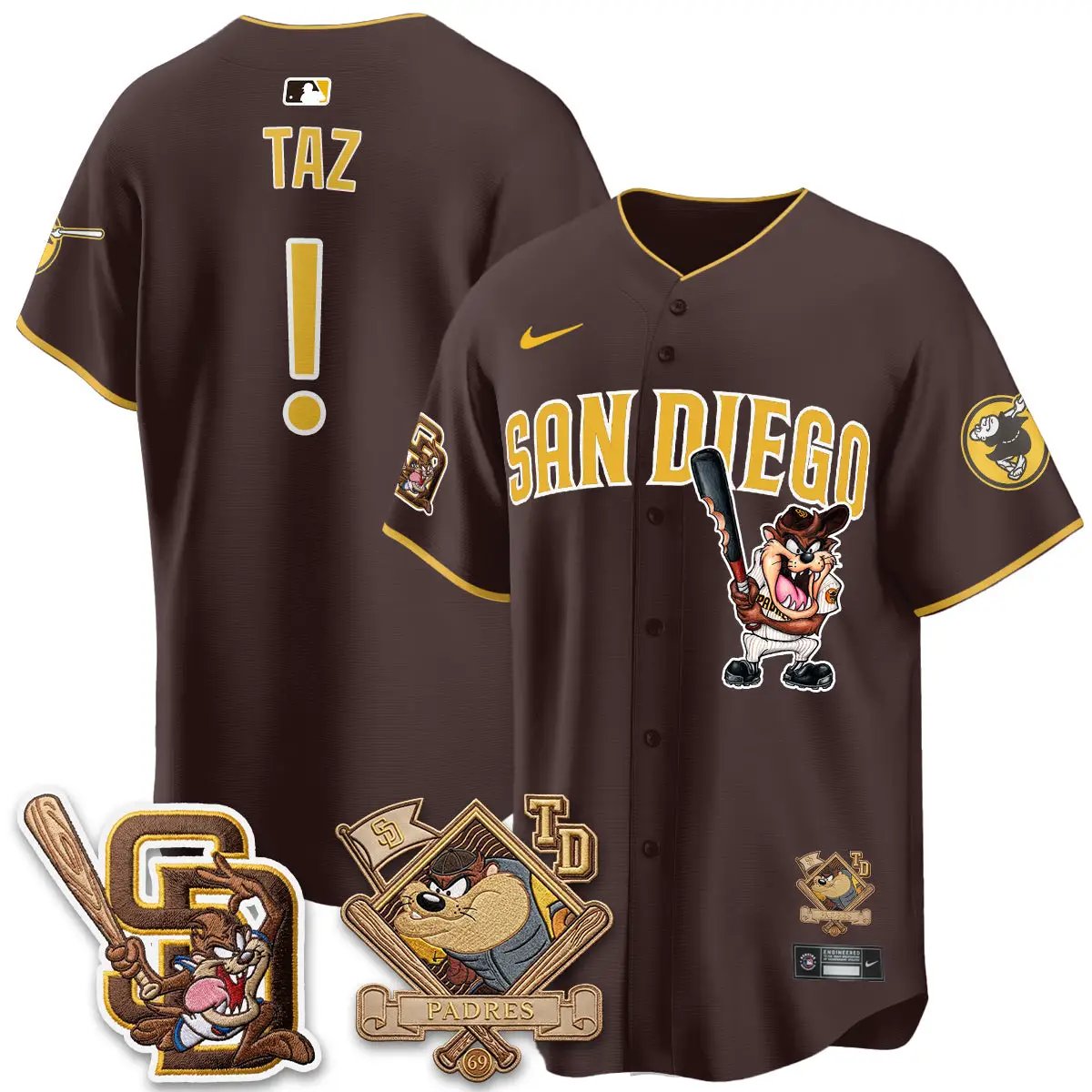 SD x Cat 2026 Vapor Limited Jersey - Stitched by San Diego Padres